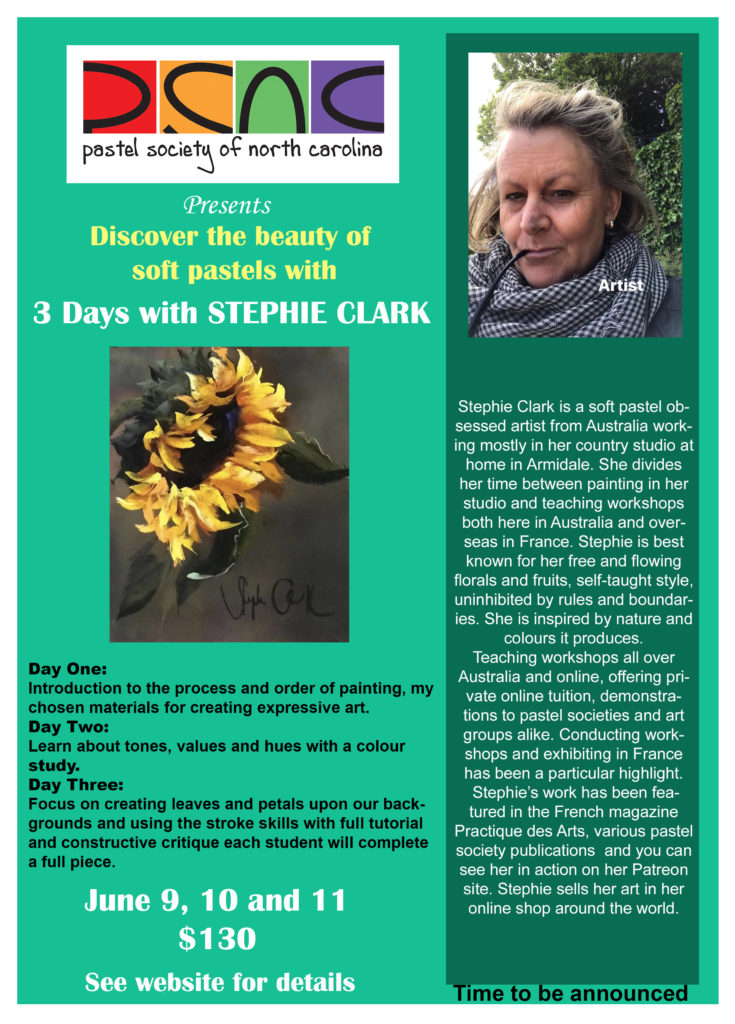 3-Day Workshop With Stephie Clark: Discover The Beauty Of Soft Pastels